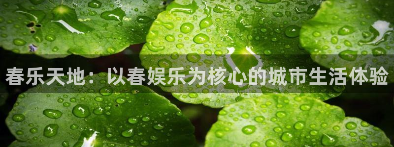 壹号娱乐平台app下载：春乐天地：以春娱乐为核心的城市生活体验