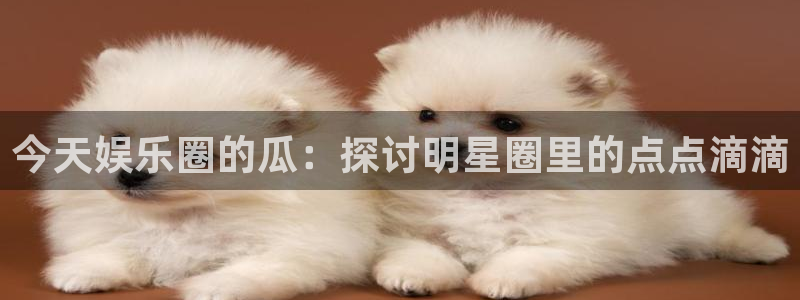壹号娱乐下载入口：今天娱乐圈的瓜：探讨明星圈里的点点滴滴